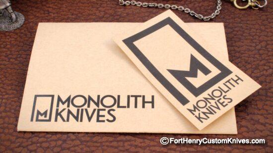 Monolith Knives - MKII Flipper - Stainless Damasc - Image 8
