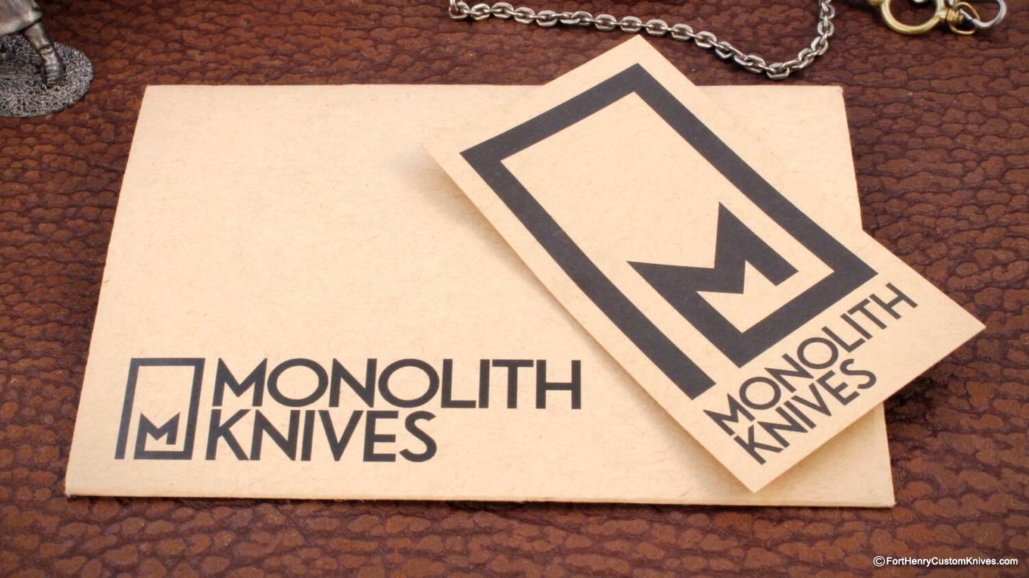 Monolith Knives - MKII Flipper - Stainless Damasc - Image 3