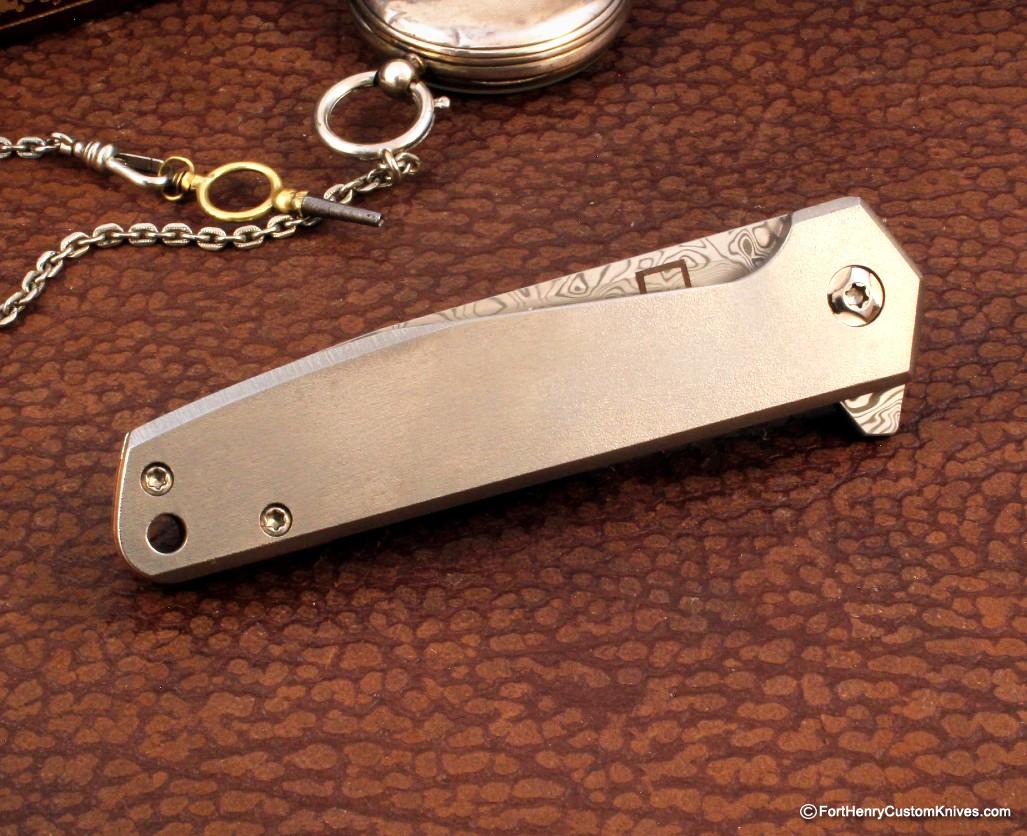 Monolith Knives - MKII Flipper - Stainless Damasc - Image 5