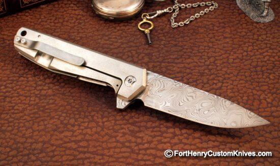 Monolith Knives - MKII Flipper - Stainless Damasc - Image 6