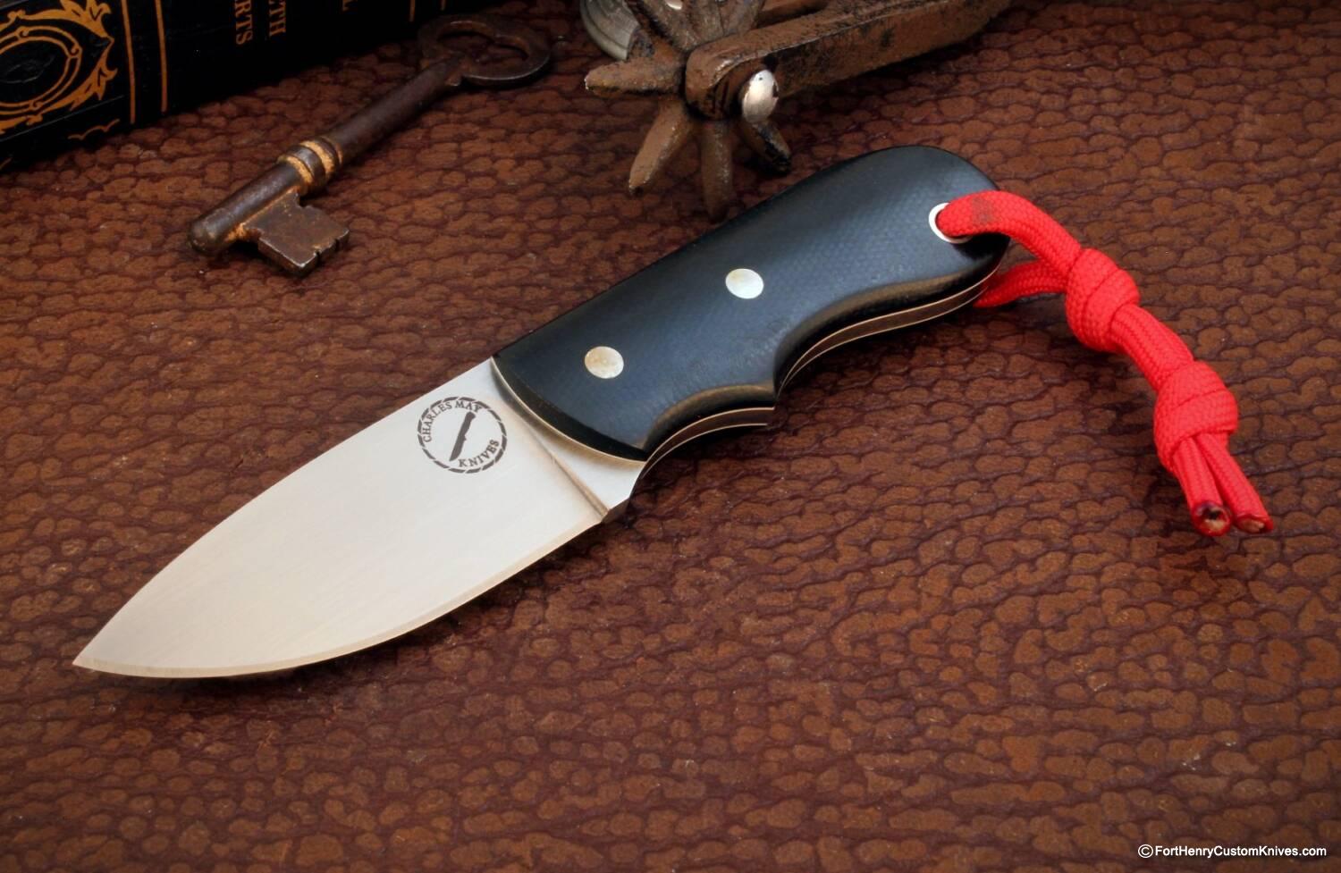 Charles May - Custom Fire Ant - Neck knife - D2