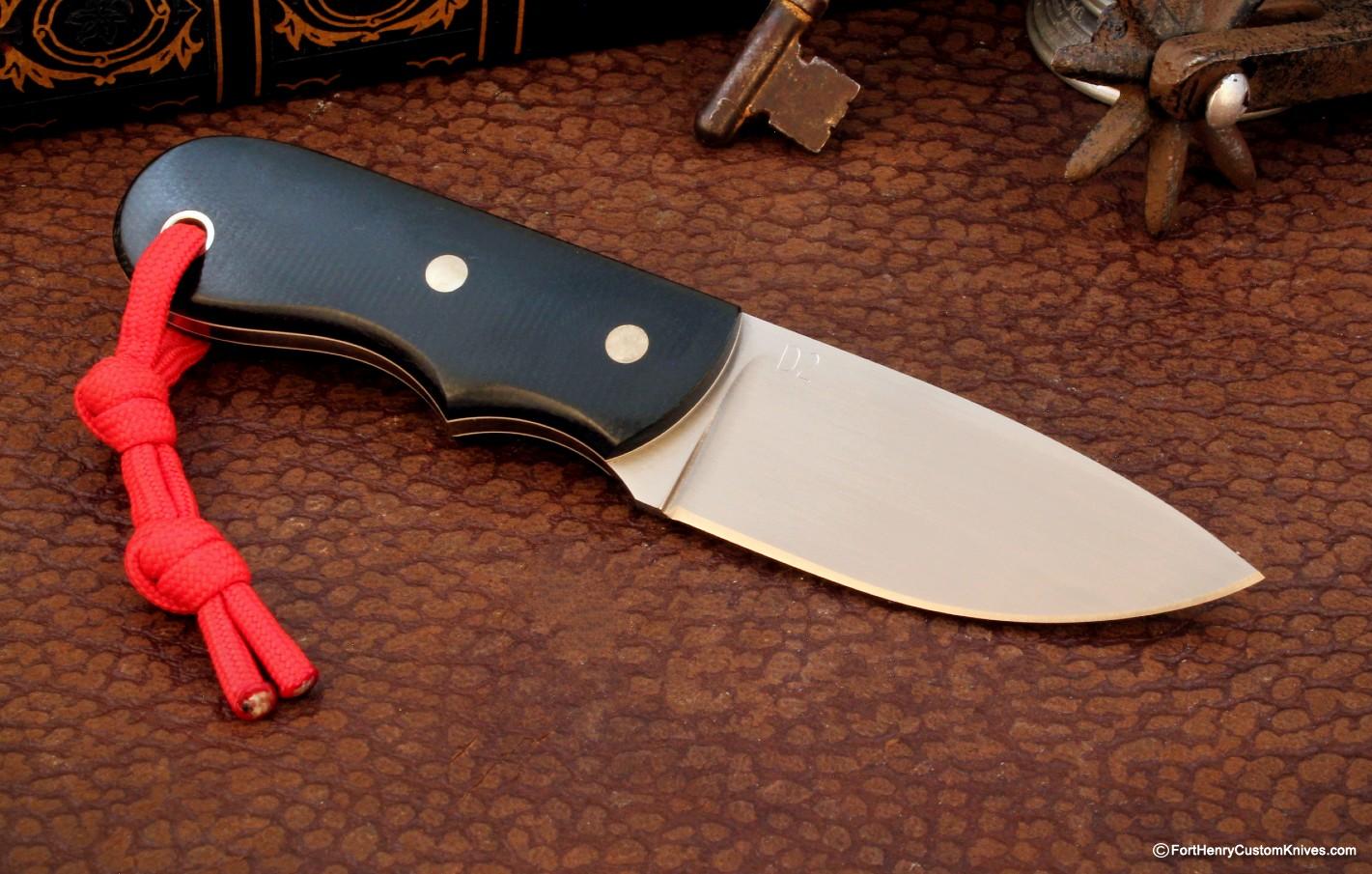 Charles May - Custom Fire Ant - Neck knife - D2 - Image 4