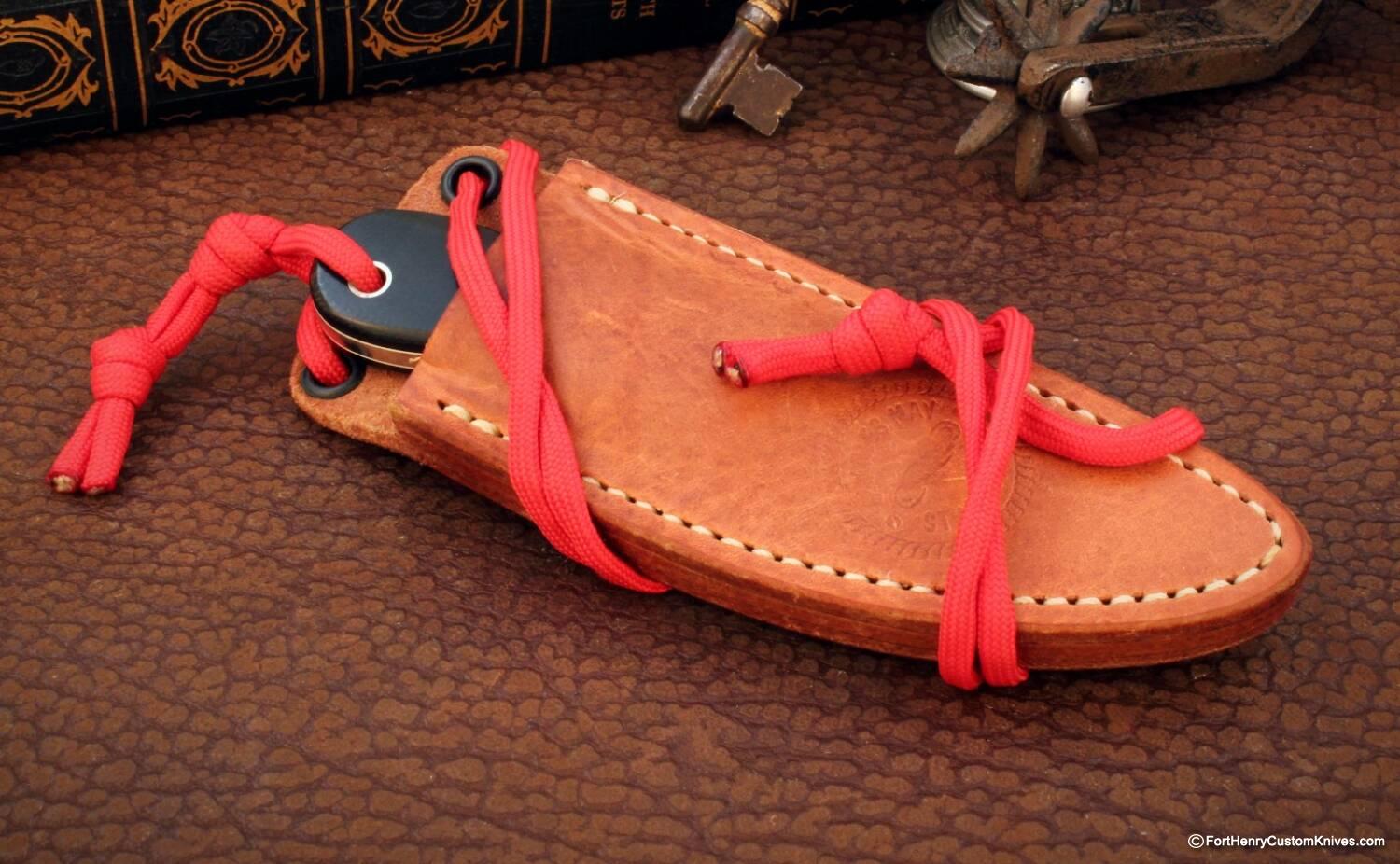 Charles May - Custom Fire Ant - Neck knife - D2 - Image 5