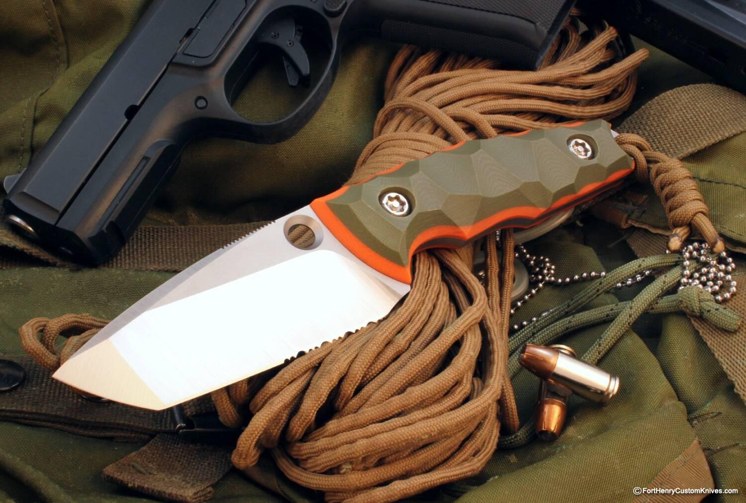 Piotr Gosciniak / PG Knives - Custom Spider - Serrations