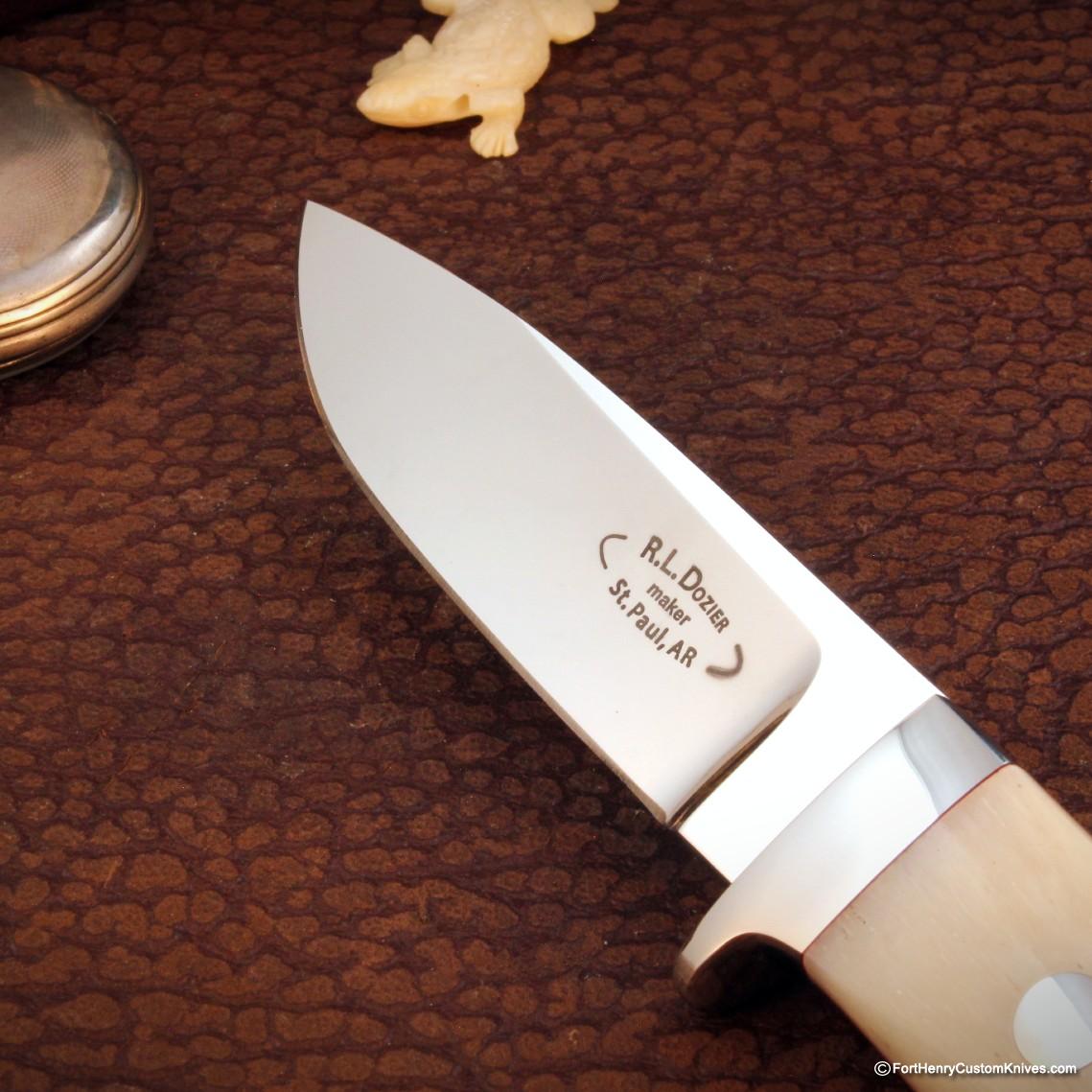 Bob Dozier - Custom Loveless Drop Point Hunter - Image 2