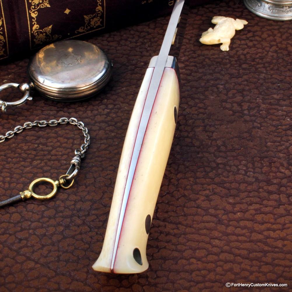 Bob Dozier - Custom Loveless Drop Point Hunter - Image 3