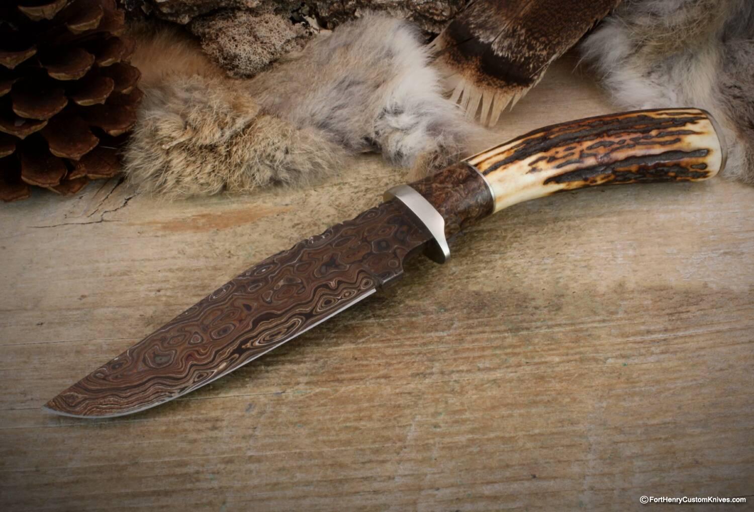 Herb Derr - Personal Clip Point - Sambar Stag