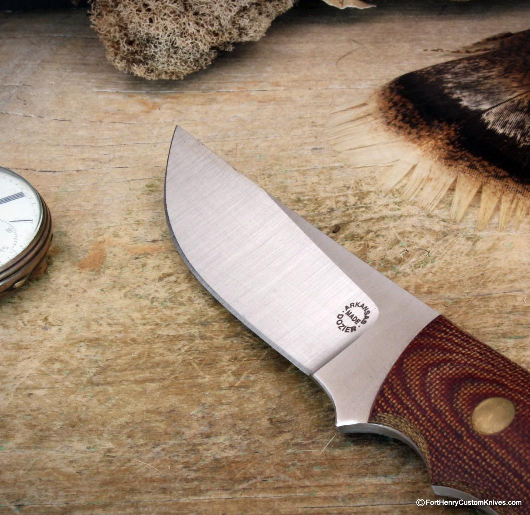 Bob Dozier - Straight Hunter - D2 - Natural Micarta - Image 2