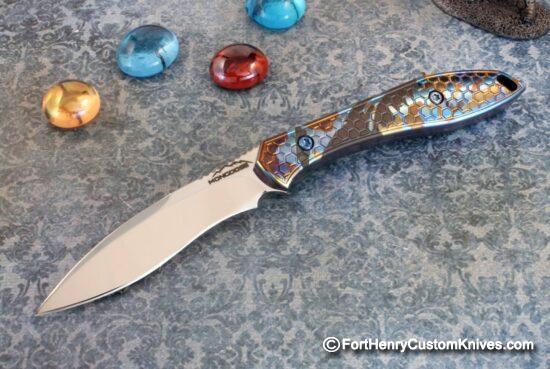 Jerry Moen - Custom Mini Mongoose - Key Bar Titanium Handle