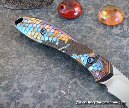 Jerry Moen - Custom Mini Mongoose - Key Bar Titanium Handle - Image 3