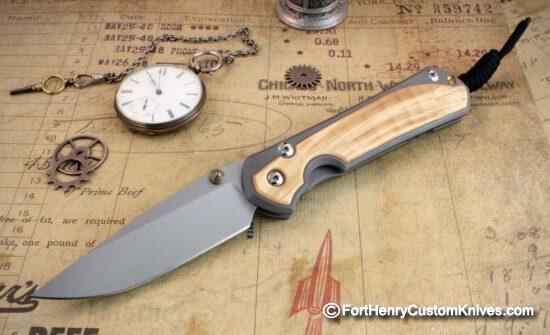 Chris Reeve - Large Magnacut Sebenza / Box Elder Inlay