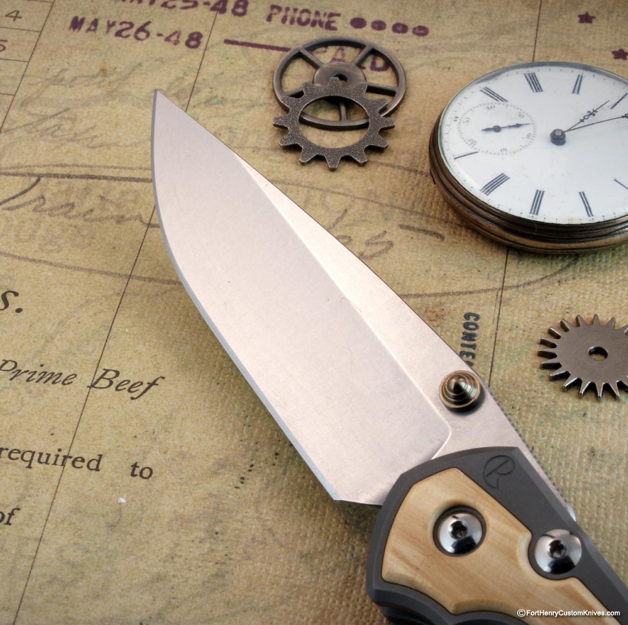 Chris Reeve - Large Magnacut Sebenza / Box Elder Inlay - Image 3